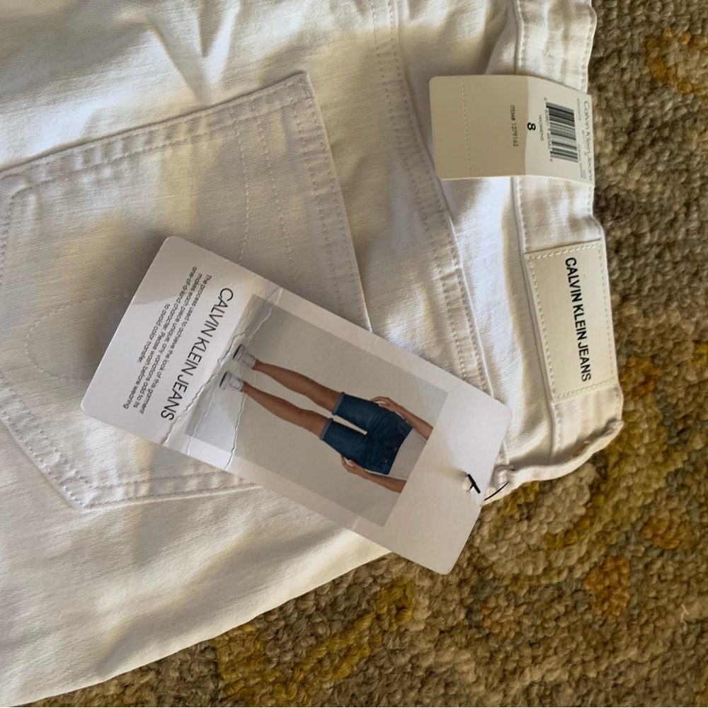 White shorts never worn